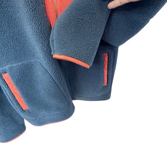 PENDELTON Winthrop Berber Fleece Jacket Storm Blue Orange Men's Size L - Picture 6 of 14
